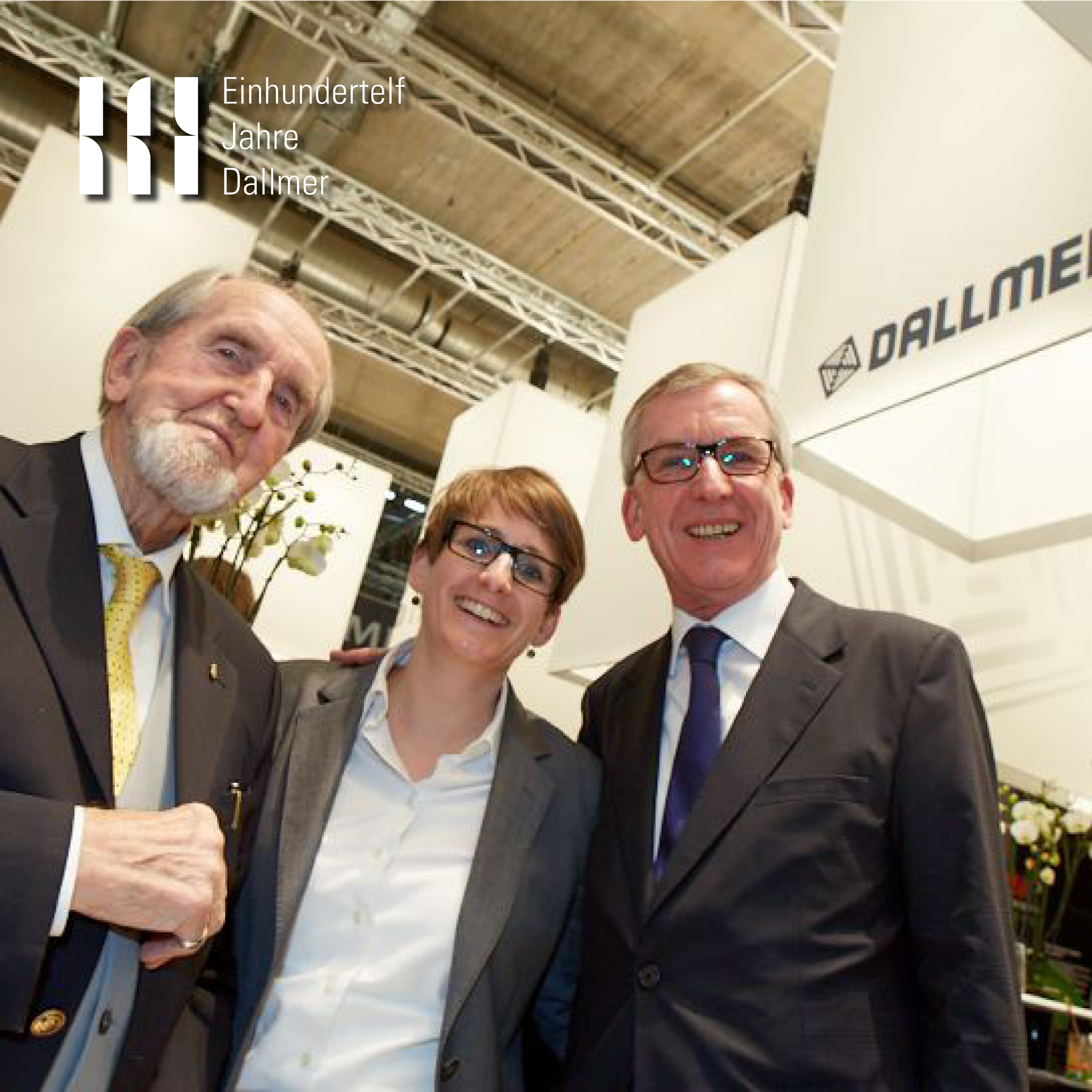 Drei Generationen Dallmer waren bereits gemeinsam auf SHK-Messen. Von links nach rechts: Helmuth, Yvonne und Johannes Dallmer.